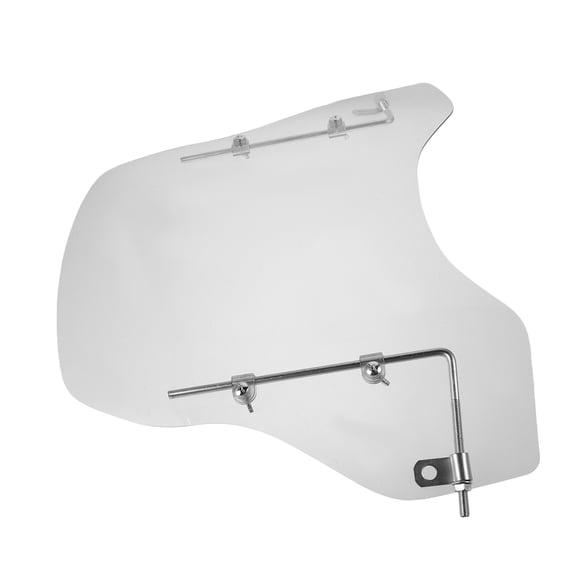 LOLIPPYY 1Set Impact Resistant Motorcycle Front Windshield with Mount Bracket for Electric Scooters