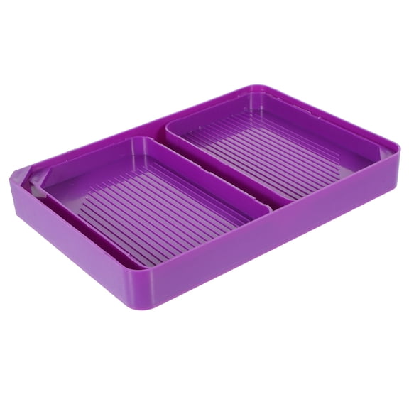 LOLIPPYY 1Set Jewelry Rhinestone Tray Purple Bead Board for Convenient Crafting Organization