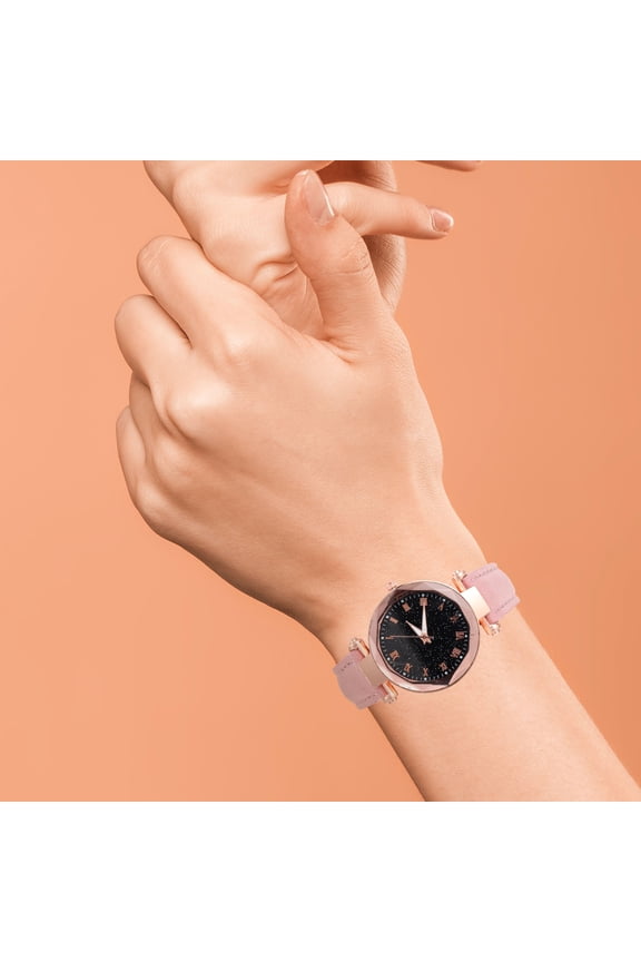 Women's Casual Quartz Watch Set, Fashionable Ladies Timepiece for Holidays and Everyday Wear