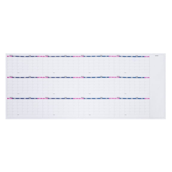 LOLIPPYY Large Dry Erase Wall Calendar 1 Set Undated Monthly Planner for Home Office Use