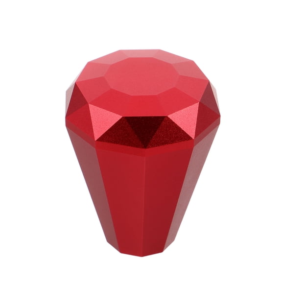 LOLIPPYY Manual Shift Lever Knob Set, Red Aluminum Alloy Gear Shifter Stick with Ergonomic Design for Cars