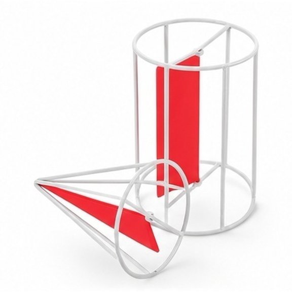 LOLIPPYY Geometric Solids Set Clear Volume Demonstration Tool for Classroom Math Education