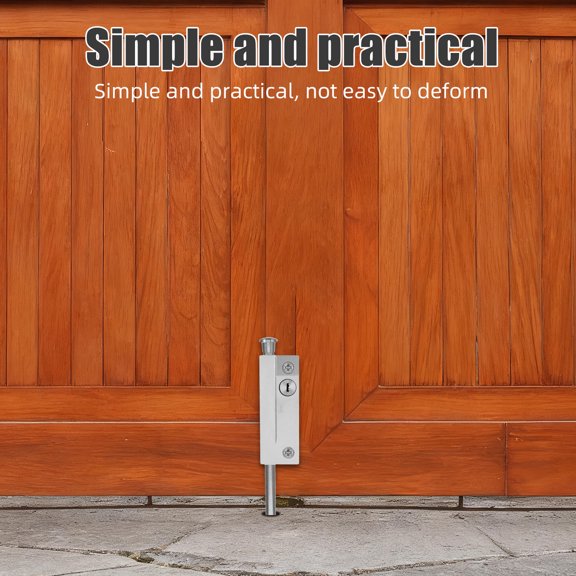 LOLIPPYY 1Set Metal Spring Loaded Latch Lock for Home Security on Sliding and Barn Doors