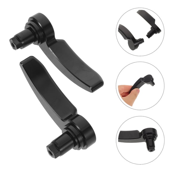LOLIPPYY Modern Black Motorcycle Saddlebag Latch Handle Set for Quick Upgrade and Secure Locking, and Easy to Install