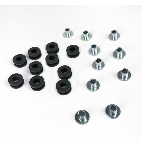 LOLIPPYY 1Set Motorbike Rubber Gasket Ring Shock Absorbing Buffer for Rear Suspension