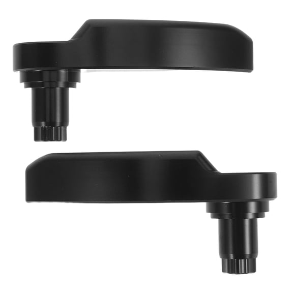 LOLIPPYY 1Set Motorcycle Saddlebag Locking Lever Handle Black Rugged Durable Latch Assembly
