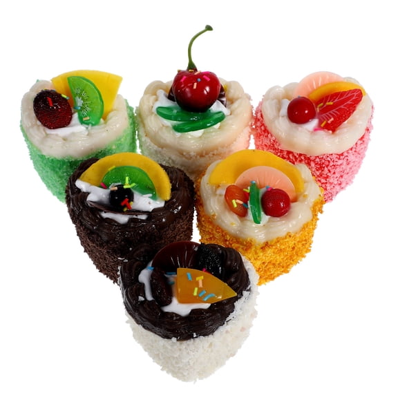 LOLIPPYY 1Set Multi Color Fake Heart Cake Model for Wedding and Home Decorative Display