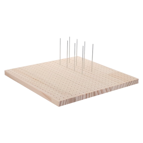 LOLIPPYY Multi-Angle Crochet Blocking Kit with Stainless Steel Pins and Wooden Board for Home and Craft Use