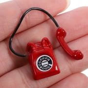 LOLIPPYY Vintage Toy Phone Set for Kids, Imaginative Play Accessory, Material, Compact Size 1.90 x 1.50 x 0.90 Inches