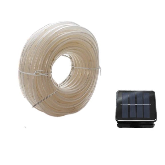 LOLIPPYY Outdoor String Lights 1 Set LED Tube Light with Black PVC, Easy Installation for Party and Outdoor Decor