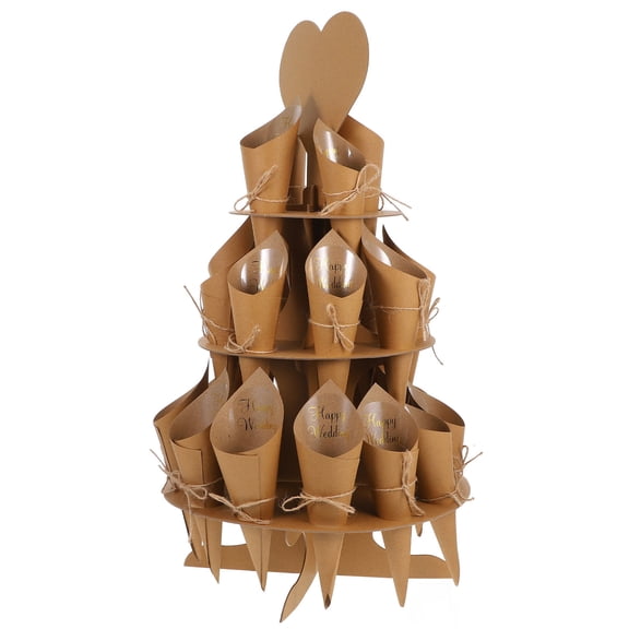 LOLIPPYY 1Set Paper Cones for Confetti and Flower Petals Wedding Party Supplies