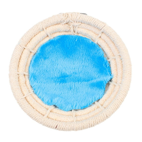 LOLIPPYY 1 Set Stainless Steel Pet Bird Nest in White for Birds, Natural Atmosphere Design