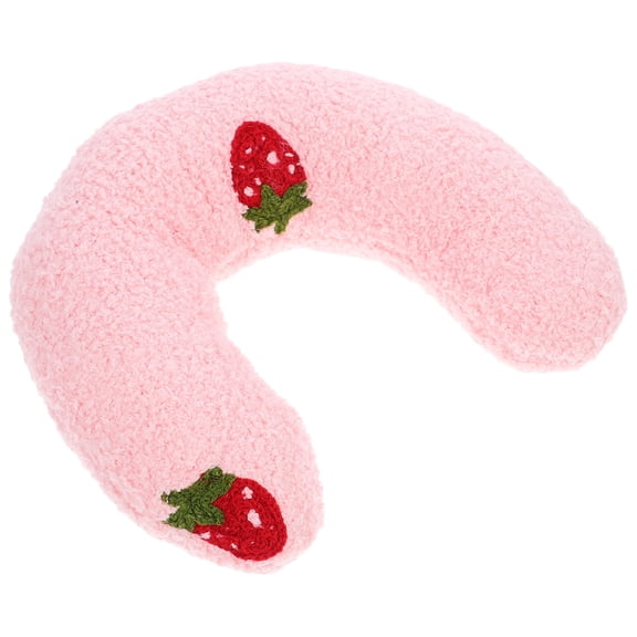 LOLIPPYY Soft Pink Cat Pillow with U Shaped Neck Support for Rest and Relaxation