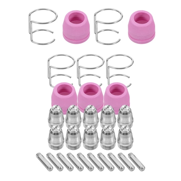 LOLIPPYY 1Set Plasma Cutter Tips and Nozzles Assorted Color Easy Install Accessories for Plasma Machines