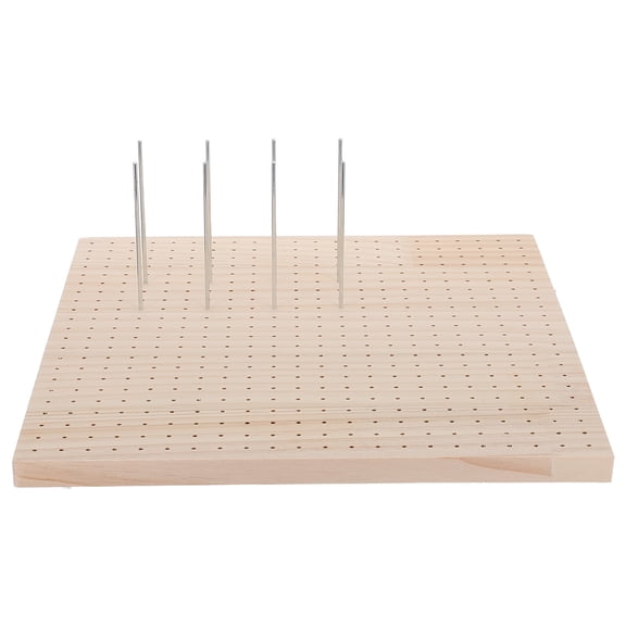 LOLIPPYY Crochet Blocking Board 1 Set, Wooden Knitting with Stainless Steel Pins for Precise Contour Shaping, Portable