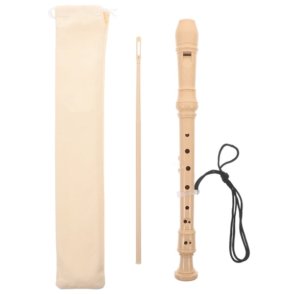 LOLIPPYY 1 Set Professional Plastic Clarinet with 8 Holes for Beginner Practice Wind Instrument