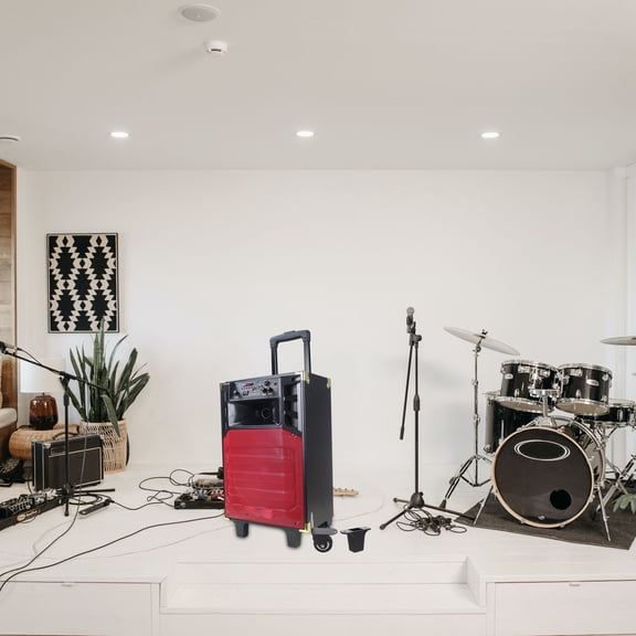 LOLIPPYY 1Set Professional Speaker Caster Wheels with Protective Black Pads for Convenient Speaker Mobility