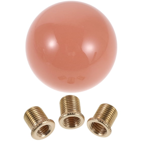 LOLIPPYY 1Set Red Acrylic Glow in The Dark Car Gear Shift Knob Round Ball Manual and Automatic Shifter Handle