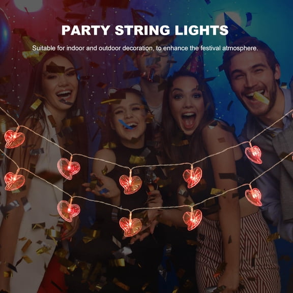 LOLIPPYY LED String Lights, 1 Set Day Party Decor for Indoor and Outdoor Use