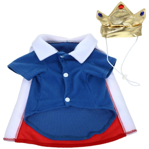 LOLIPPYY 1Set Red Polyester Dog Cosplay Clothes Comfortable Pet Costume for Party Daily Wear Photography