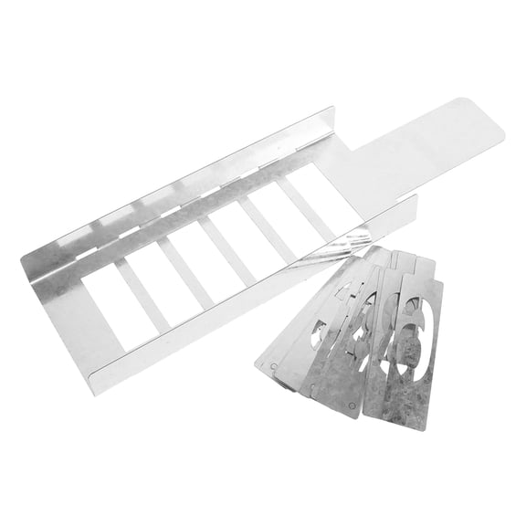 LOLIPPYY Reusable Metal Number Stencils Set with Hollow Design for Spray Painting, Outdoor Mailbox, Craft and Projects