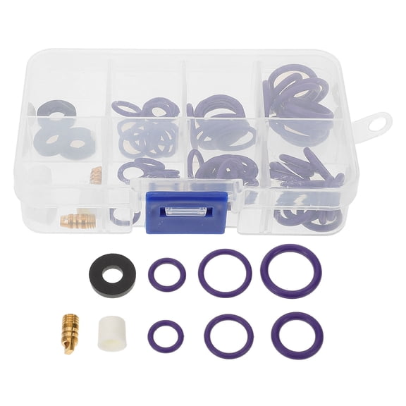 LOLIPPYY 1Set Rubber O Rings Kit Multi Color Automotive Ac Seal Set for Car Air Conditioning Repair