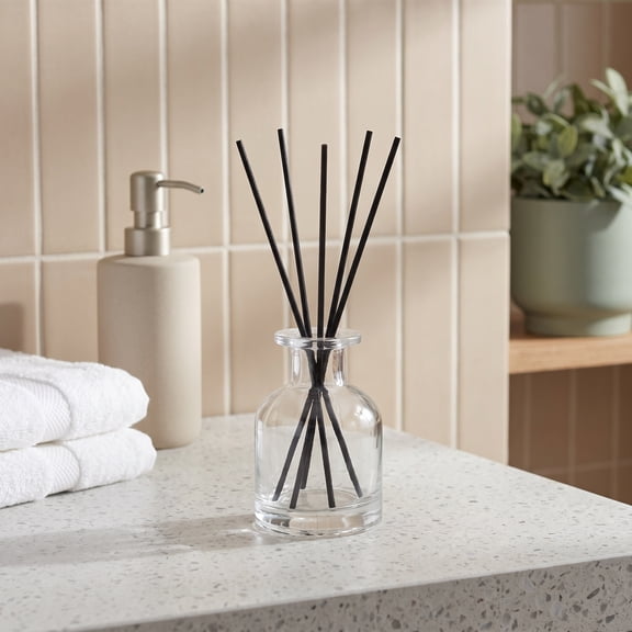 LOLIPPYY 1Set Scratch Resistant Glass Reed Diffuser Container with Visible Oil Level for Home Use