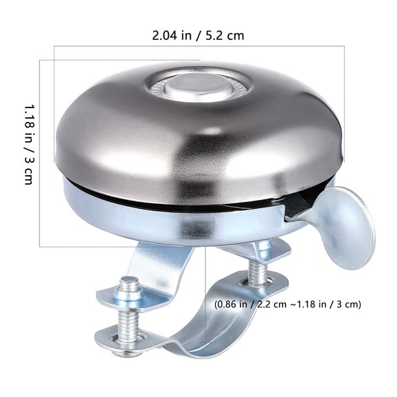 LOLIPPYY 1Set Silver Bike Bell for Bicycles