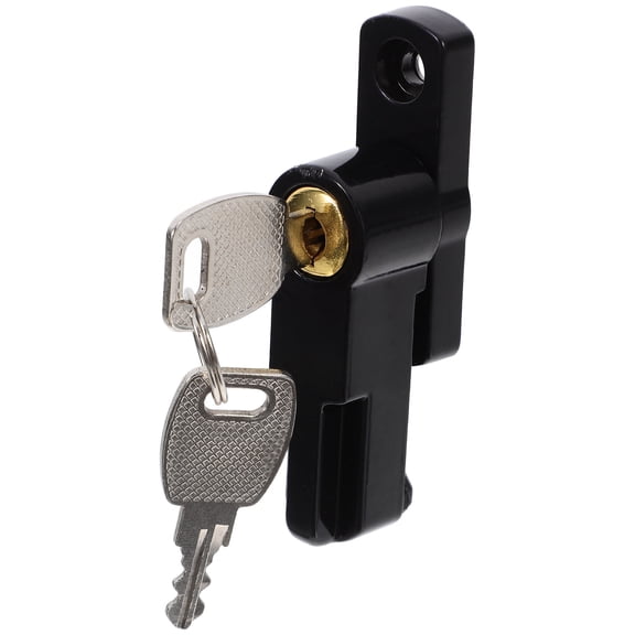 LOLIPPYY 1Set Sliding Window Lock Kit with Stylish Crescent Design and Secure Locking for Home Use