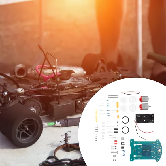 LOLIPPYY Smart Robot Car Science Experiment Kit with Electronic Components and Line Tracking - 1 Set