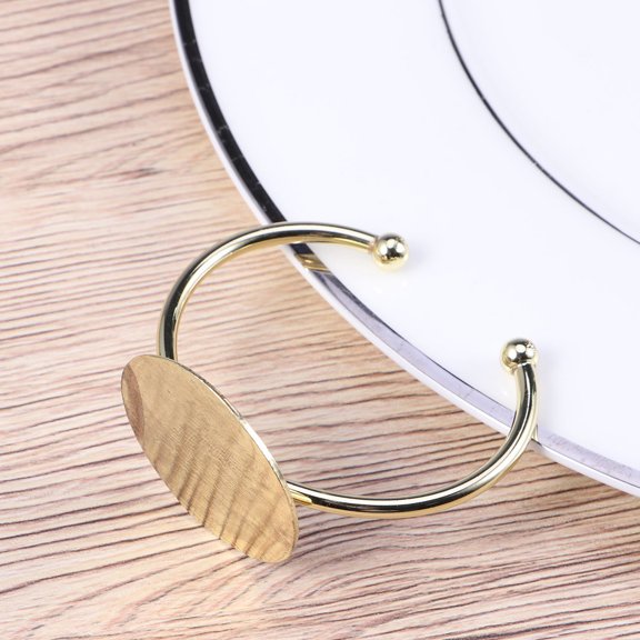 LOLIPPYY 1Set Stretchy Bracelets Metal Open Cuff for Women’s Fashion