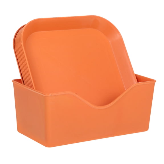 LOLIPPYY 1Set Sturdy PP Orange Cat Food Bowl Featuring Nonslip Base and Dishwasher Safe Design