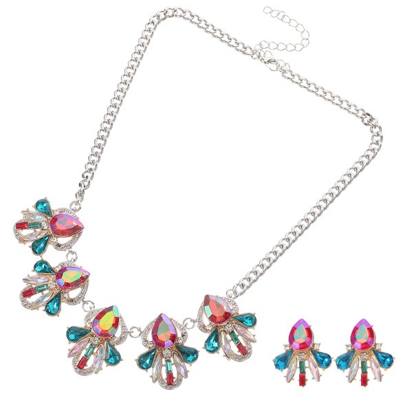 LOLIPPYY Ethnic Style Necklace and Earrings Set for Women, Stylish Jewelry Matching Daily Outfits, Perfect Accessory