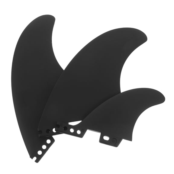 LOLIPPYY 1 Set Black Detachable Center Surf Fin Replacement for Paddleboard with Easy Installation and Design