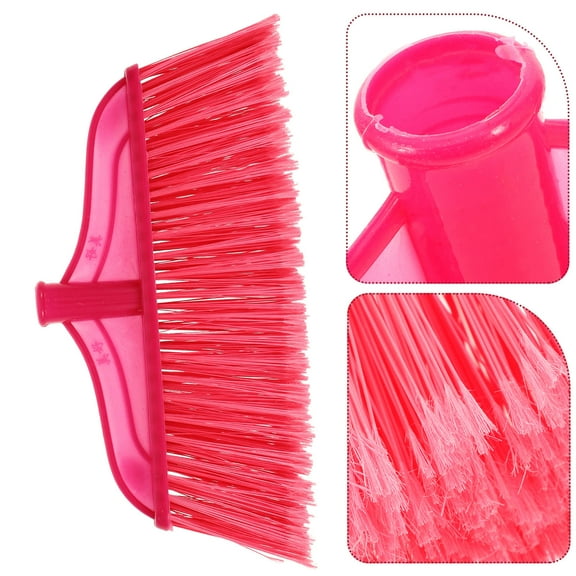 LOLIPPYY 1Set Sweeper Broom Hard Bristles Multi for Indoor Cleaning Household Users
