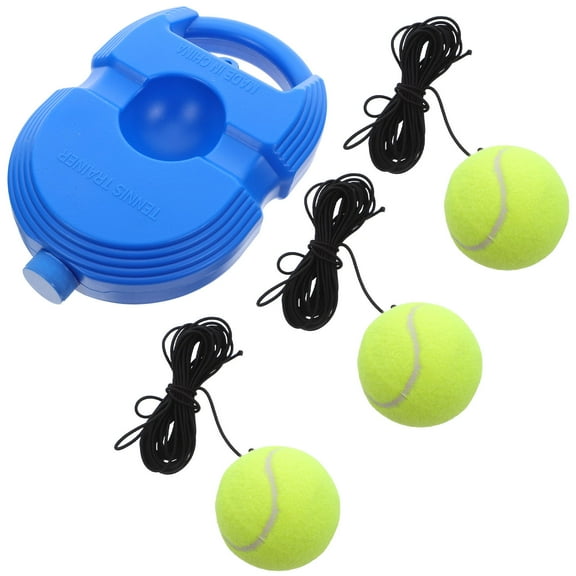 LOLIPPYY Portable Tennis Trainer Set with Stable Nonslip Base and Assorted Colors for Kids Skill Development - 1 Complete Set