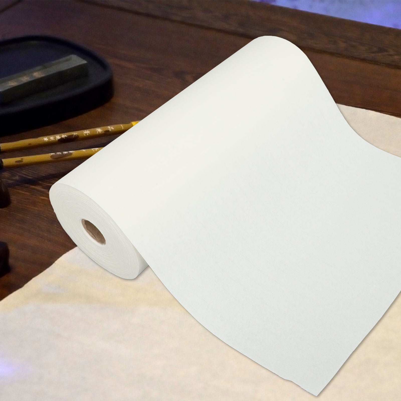 LOLIPPYY Thickened White Drawing Paper Roll 1 Set for Artists, Painting, Crafting, and Creative Supplies