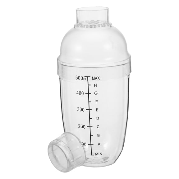 LOLIPPYY 1Set Transparent Hand Shaker Cup PC Leak-proof for Home Use Adults