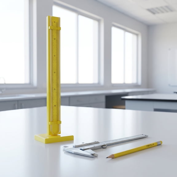 LOLIPPYY 1Set U Shape Plastic Manometer for Precise Micropressure Testing in Physics Education