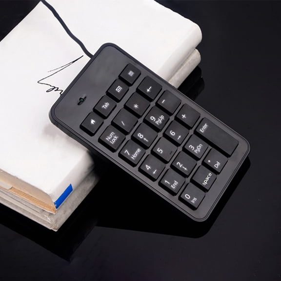 LOLIPPYY 1Set USB Keyboard Number Pad with Plastic Build for Laptop and Notebook Back to School