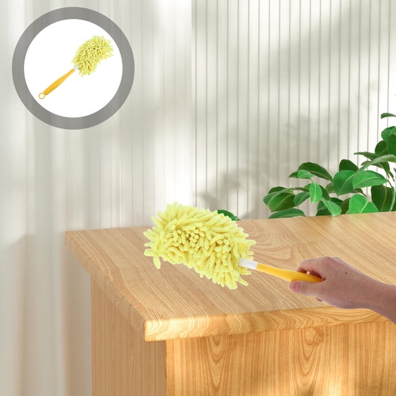 LOLIPPYY 1Set Versatile Microfiber Mop Yellow for Home Multisurface Use Including Hardwood Tile Marble Floors