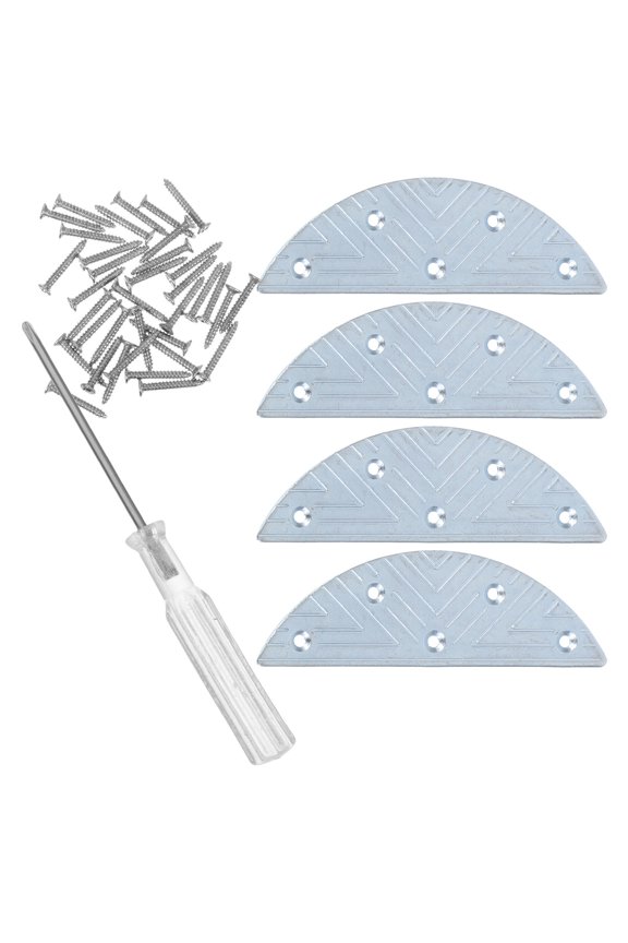 1Set Wear Resistant Heel Protectors with Shoe Repair Hardware for Boot Sole and Heel Reinforcement