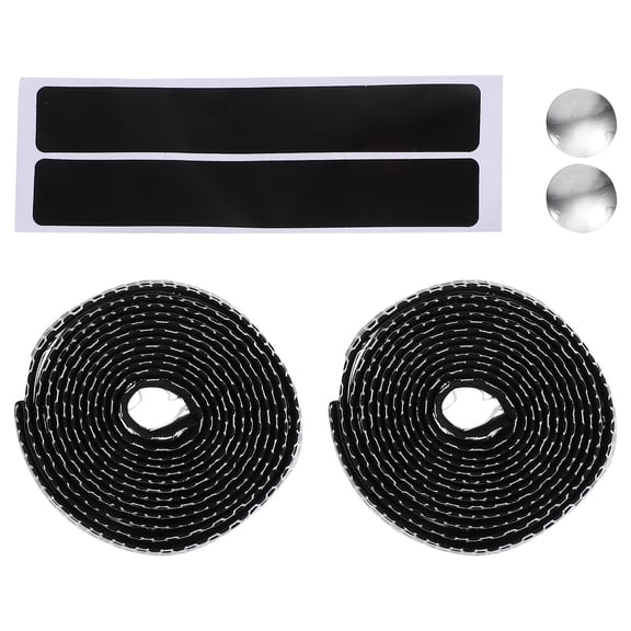 LOLIPPYY 1Set White Bike Bar Tapes with Frosted Texture and Adhesive for Firm Bike Handle Wrap