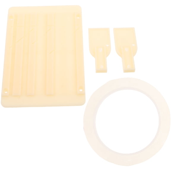 LOLIPPYY 1Set White Cassette Tape Splicing Tool Kit with Portable Design for Accurate Audio Tape Repair