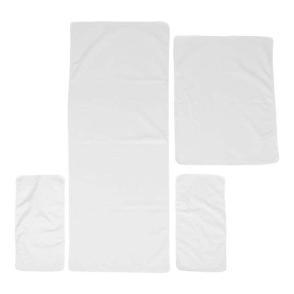 LOLIPPYY 1Set White Massage Table Cover Protector Soft Fleece Waterproof Couch Cover