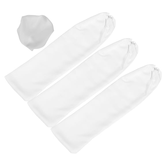 LOLIPPYY 1Set White Removable Fabric Fan Blade Cover Dustproof Ceiling Fan Protector