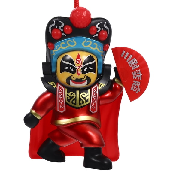 LOLIPPYY 1pc Traditional Sichuan Opera Face Doll Peking Opera Souvenir with Random Style