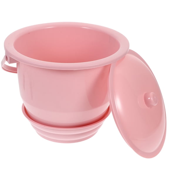 LOLIPPYY Portable Thickened Spittoon with Lid, 1pc Urinal Pail for Home Use, Perfect for Elderly, Pregnant Women, and