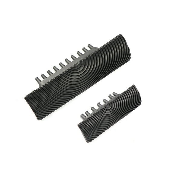 LOLIPPYY 2 PCS Graining Tool for Wall Painting Rubber Black Painting Tool for Home Decoration