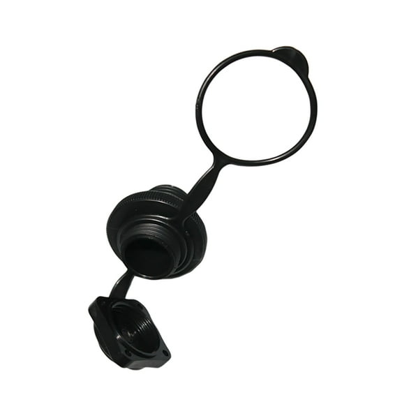 LOLIPPYY 2 PCS Replacement Air Caps for Inflatables Black PVC for Secure Fit
